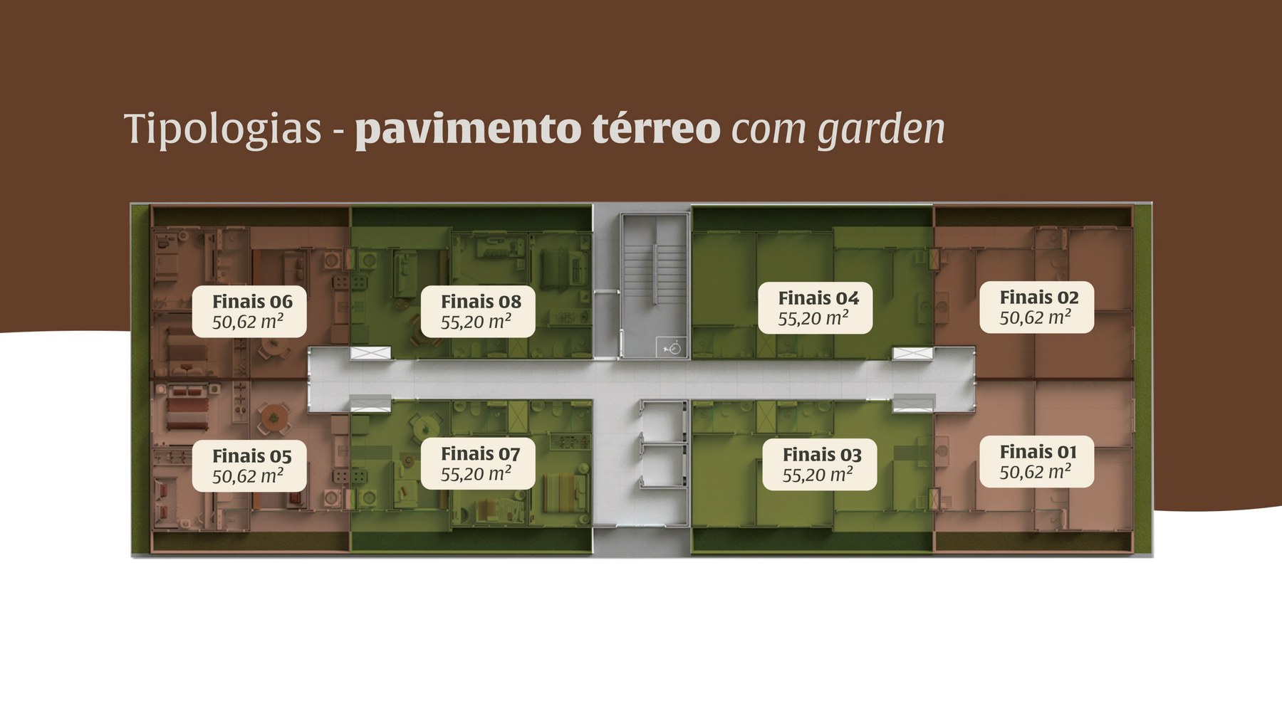 Unidades garden — Terra Montenegro