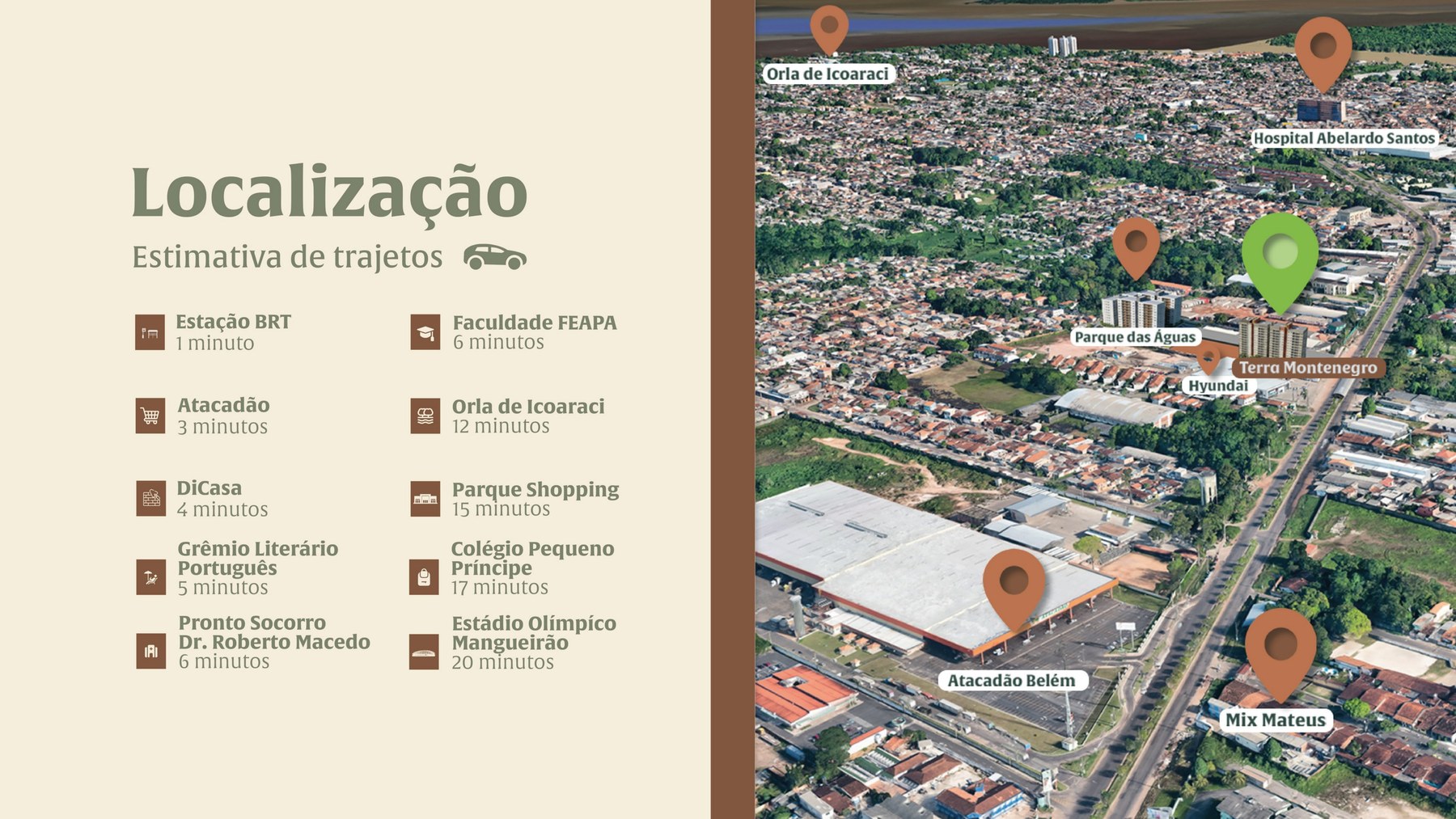 Mapa de localização do Terra Montenegro