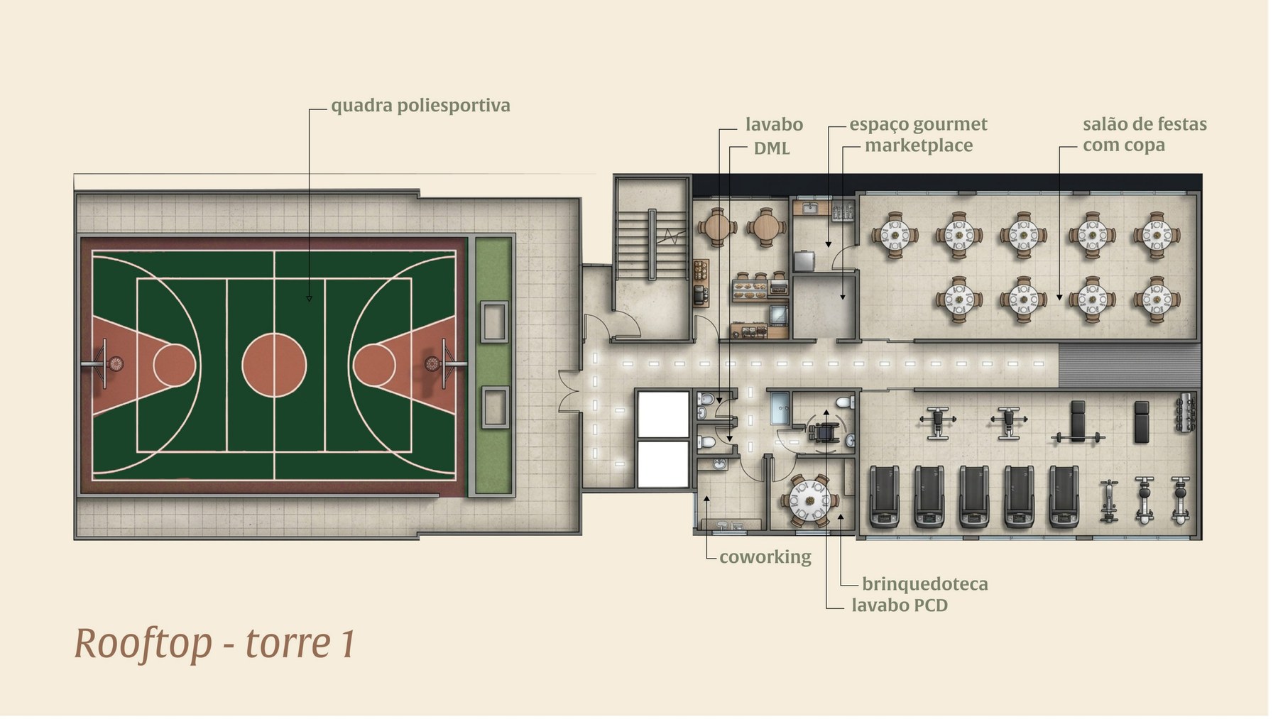 Rooftop Torre 1 — Terra Montenegro