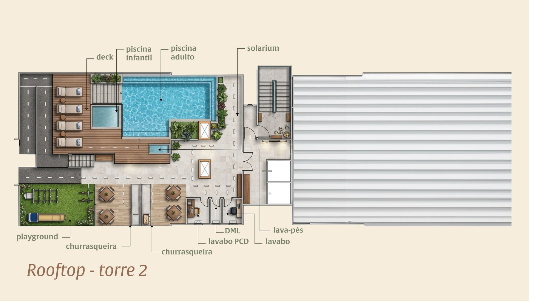 Rooftop Torre 2 — Terra Montenegro